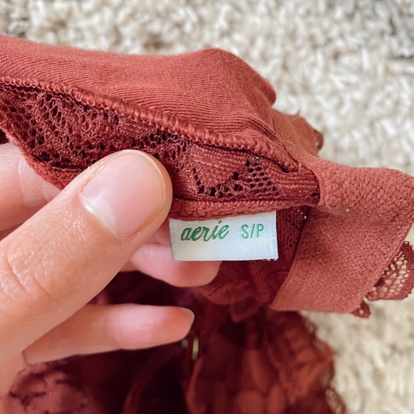 rust orange aerie bralette - Picture 3 of 3